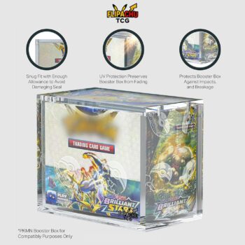 Flipachu Booster Box Acrylic Case (Pre-Order)